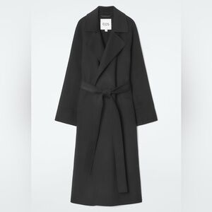 COS Belted Double-Faced Wool Long Coat